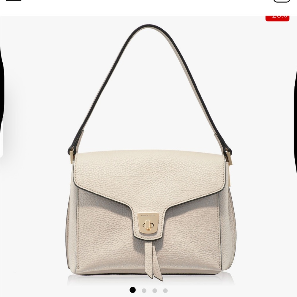 Anna Cori genuine leather crossbody handbag